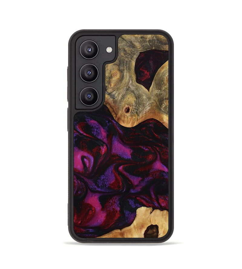 Galaxy S23 Wood Phone Case - Jayden (Red, 801421)