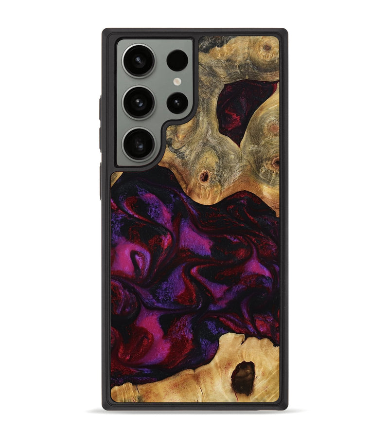 Galaxy S23 Ultra Wood Phone Case - Jayden (Red, 801421)