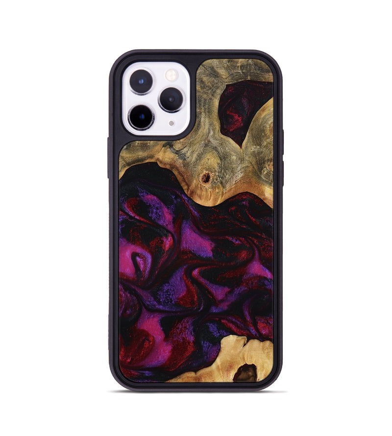 iPhone 11 Pro Wood Phone Case - Jayden (Red, 801421)