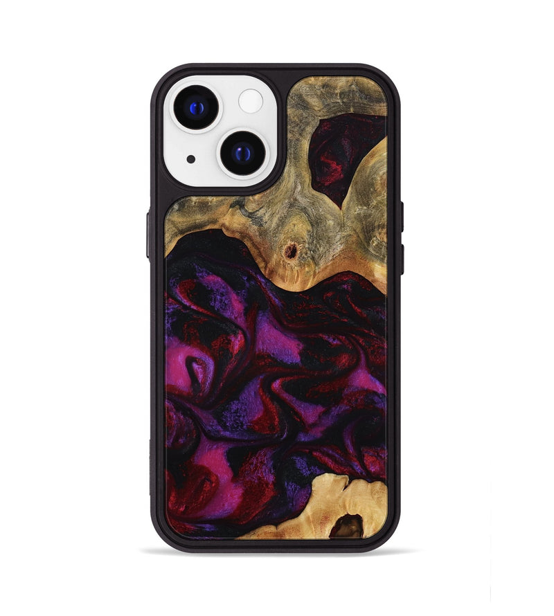 iPhone 13 Wood Phone Case - Jayden (Red, 801421)