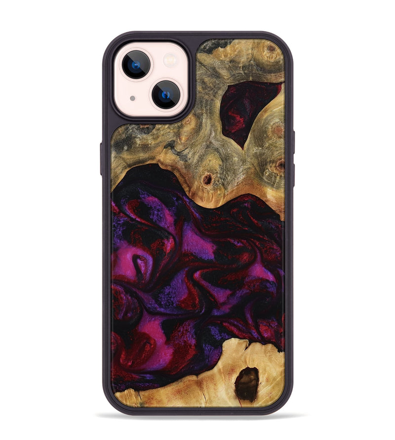 iPhone 14 Plus Wood Phone Case - Jayden (Red, 801421)