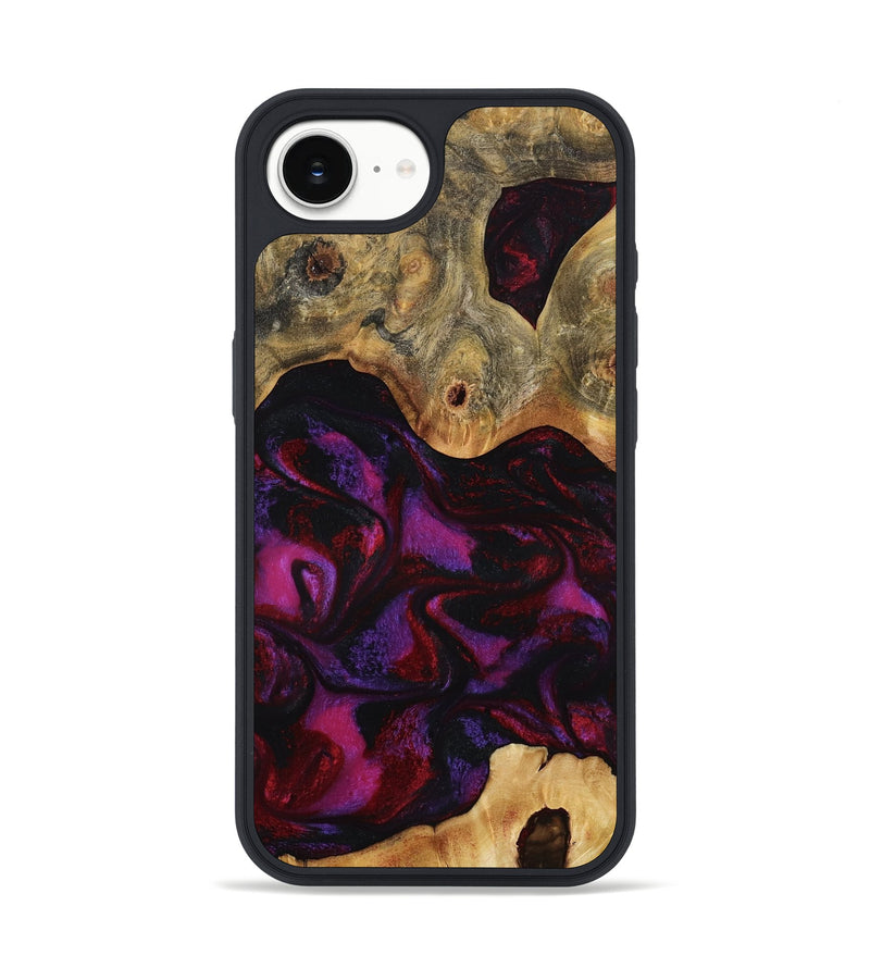 iPhone 16e Wood Phone Case - Jayden (Red, 801421)