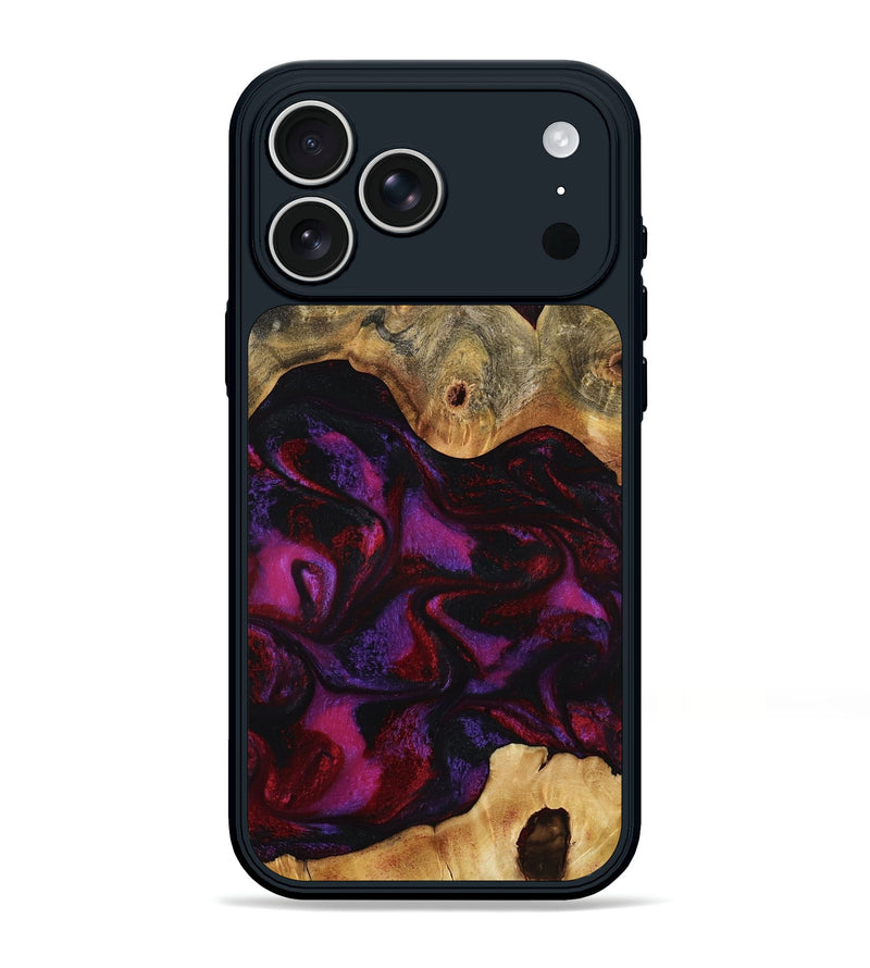 iPhone 17 Pro Max Wood Phone Case - Jayden (Red, 801421)