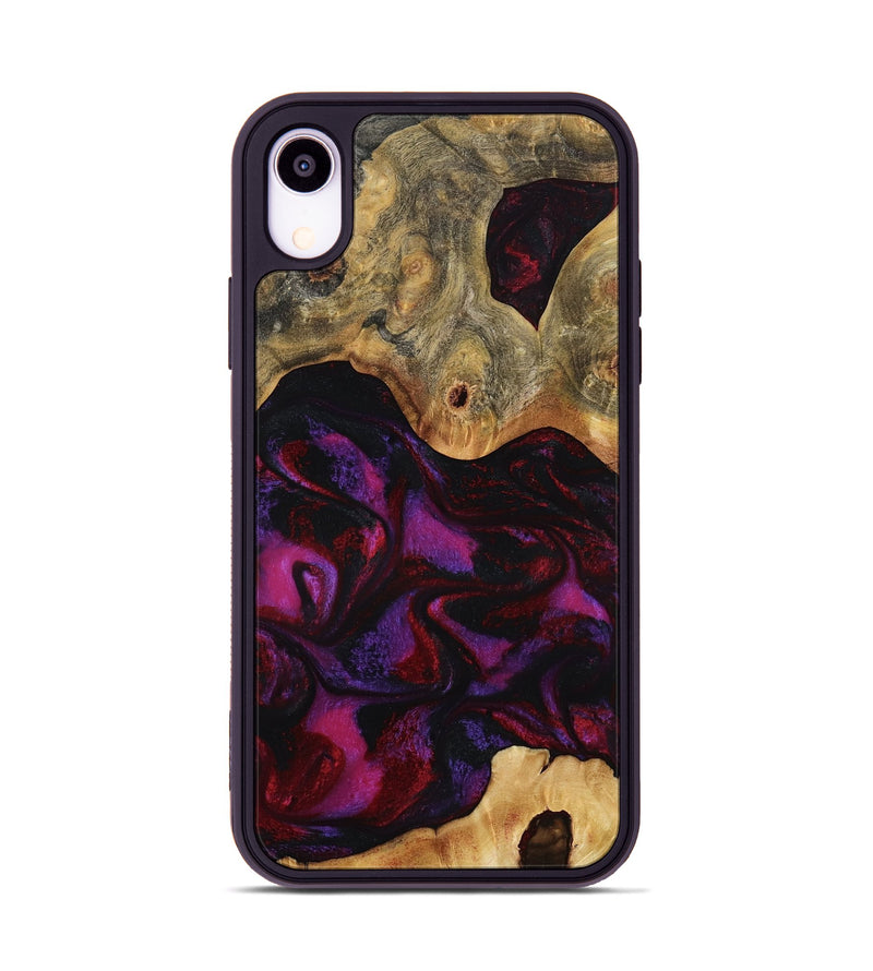 iPhone Xr Wood Phone Case - Jayden (Red, 801421)