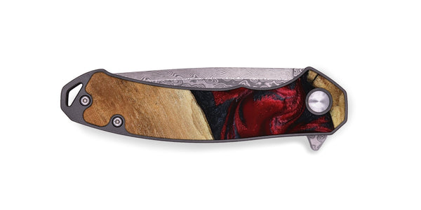 EDC Wood Pocket Knife - Donny (Red, 801422)