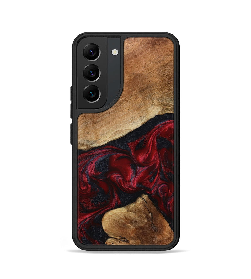 Galaxy S22 Wood Phone Case - Donny (Red, 801422)