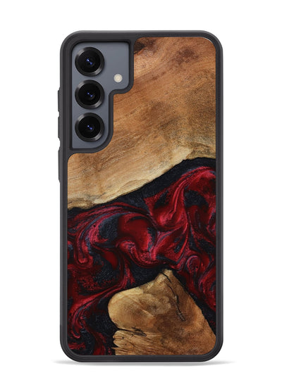 Galaxy S25 Plus Wood Phone Case - Donny (Red, 801422)