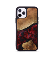 iPhone 11 Pro Wood Phone Case - Donny (Red, 801422)
