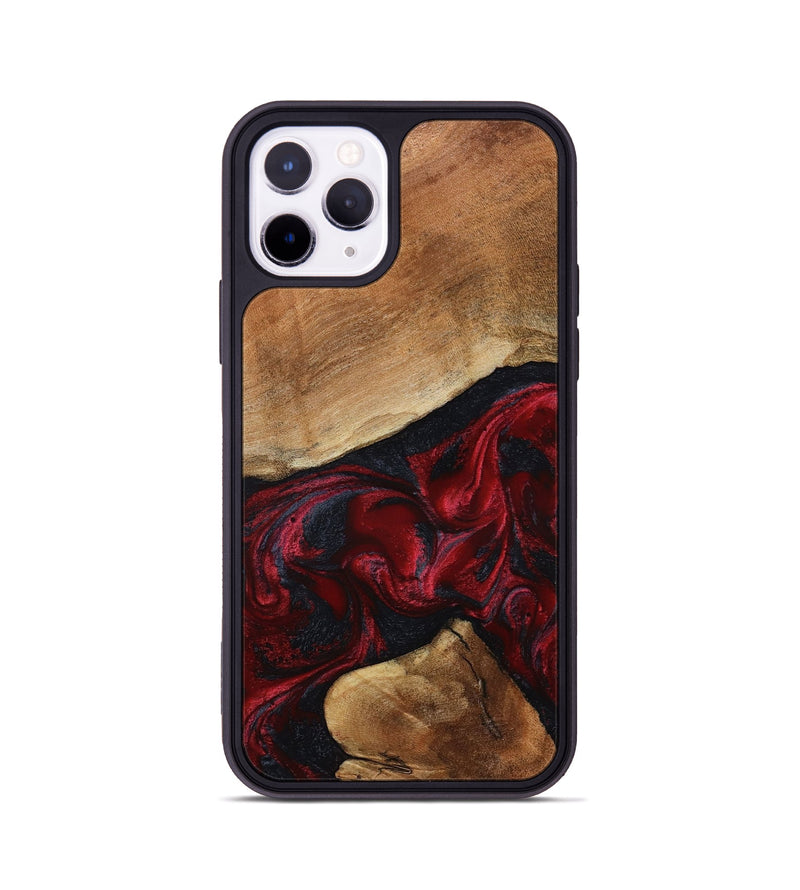 iPhone 11 Pro Wood Phone Case - Donny (Red, 801422)