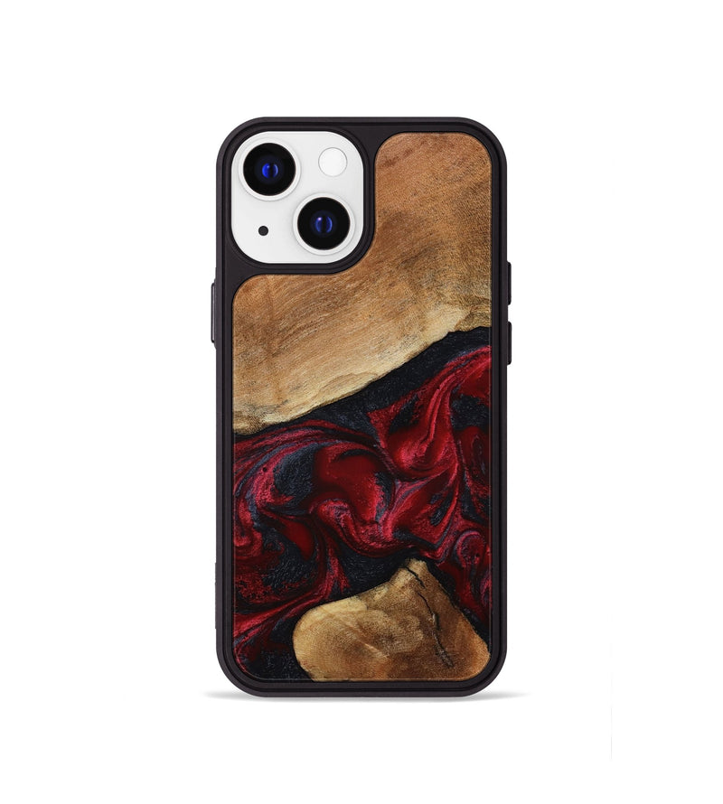 iPhone 13 mini Wood Phone Case - Donny (Red, 801422)