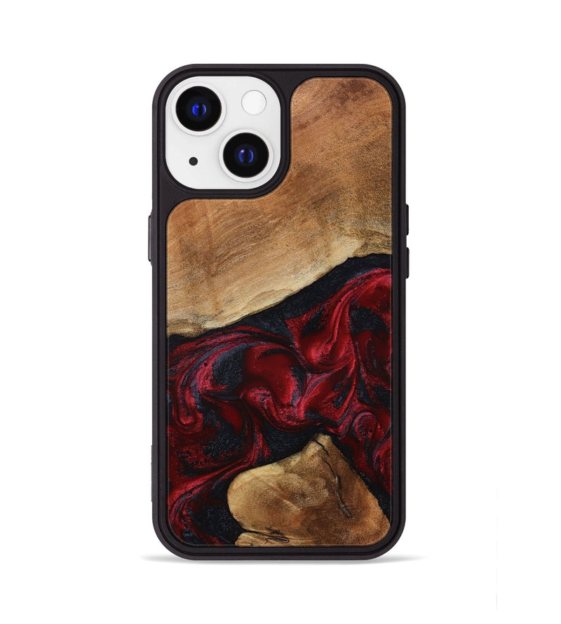 iPhone 13 Wood Phone Case - Donny (Red, 801422)