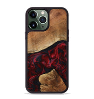iPhone 13 Pro Max Wood Phone Case - Donny (Red, 801422)