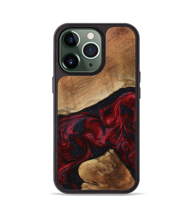 iPhone 13 Pro Wood Phone Case - Donny (Red, 801422)