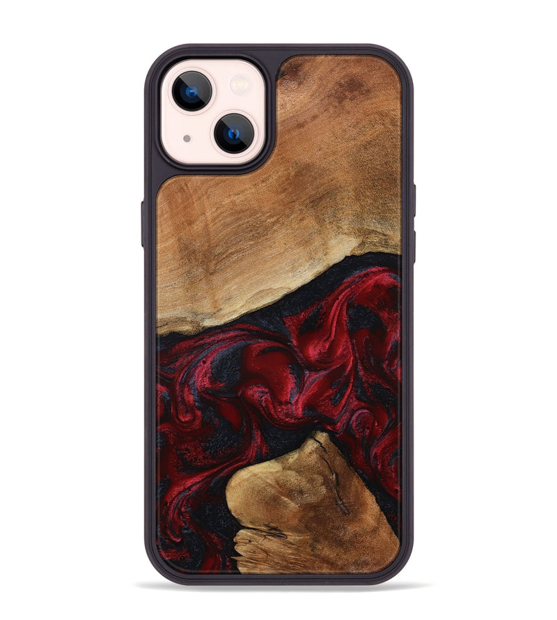 iPhone 14 Plus Wood Phone Case - Donny (Red, 801422)