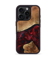 iPhone 16 Pro Wood Phone Case - Donny (Red, 801422)