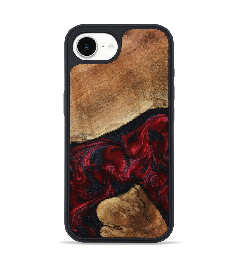 iPhone 16e Wood Phone Case - Donny (Red, 801422)