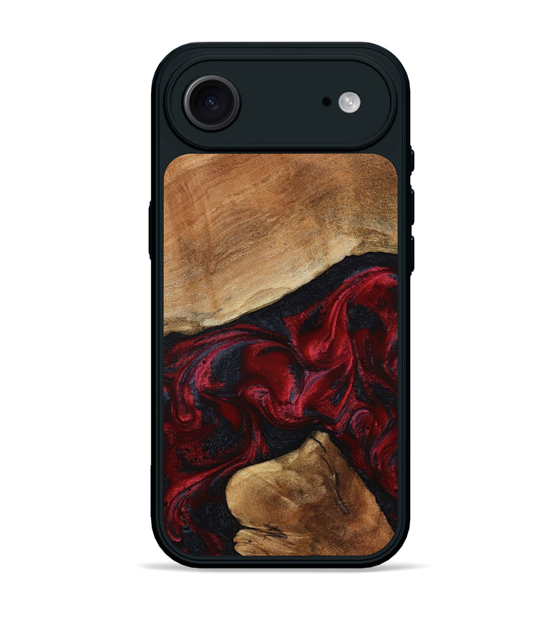 iPhone 17 Air Wood Phone Case - Donny (Red, 801422)