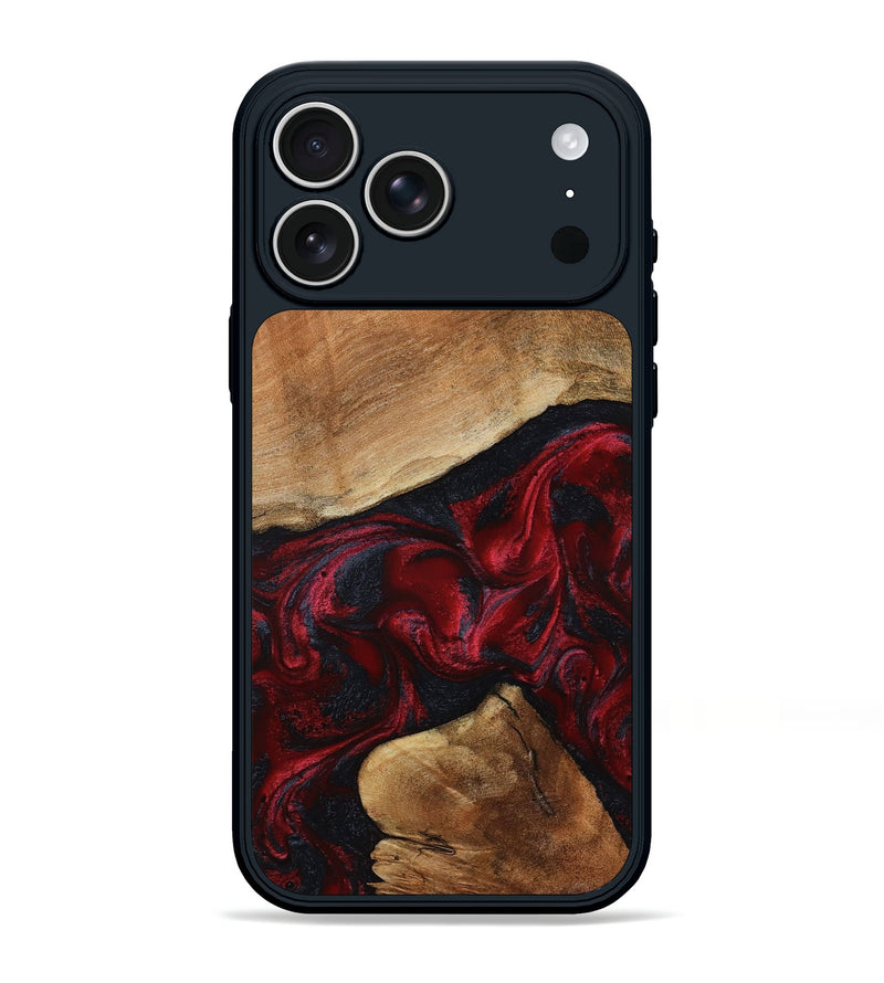 iPhone 17 Pro Max Wood Phone Case - Donny (Red, 801422)