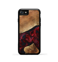 iPhone SE Wood Phone Case - Donny (Red, 801422)
