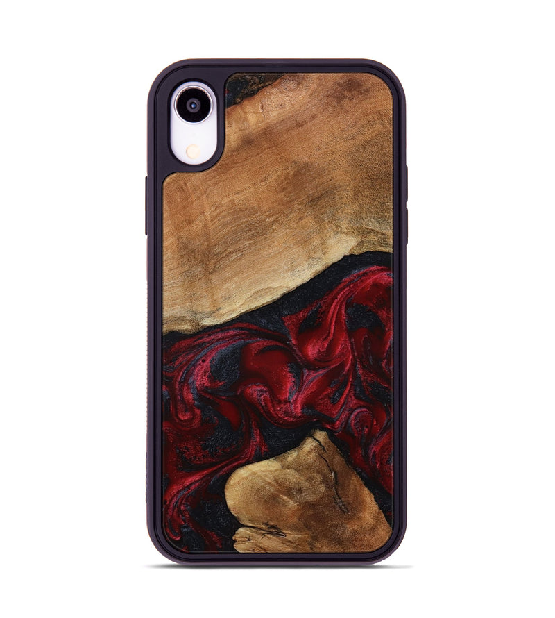 iPhone Xr Wood Phone Case - Donny (Red, 801422)