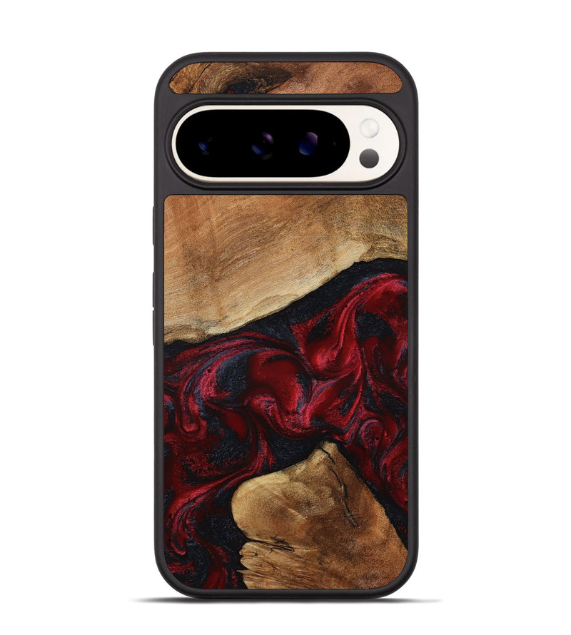 Pixel 9 Pro Wood Phone Case - Donny (Red, 801422)