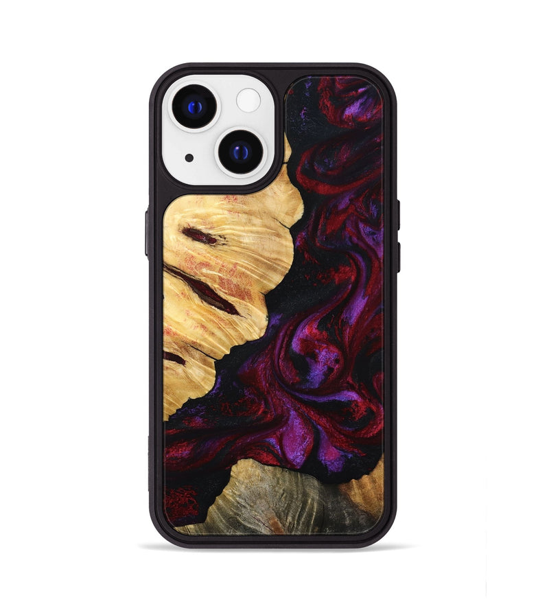 iPhone 13 Wood Phone Case - Nedra (Red, 801423)