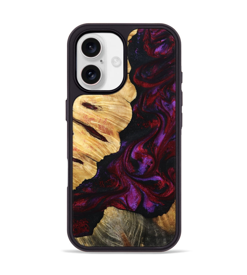 iPhone 17 Wood Phone Case - Nedra (Red, 801423)