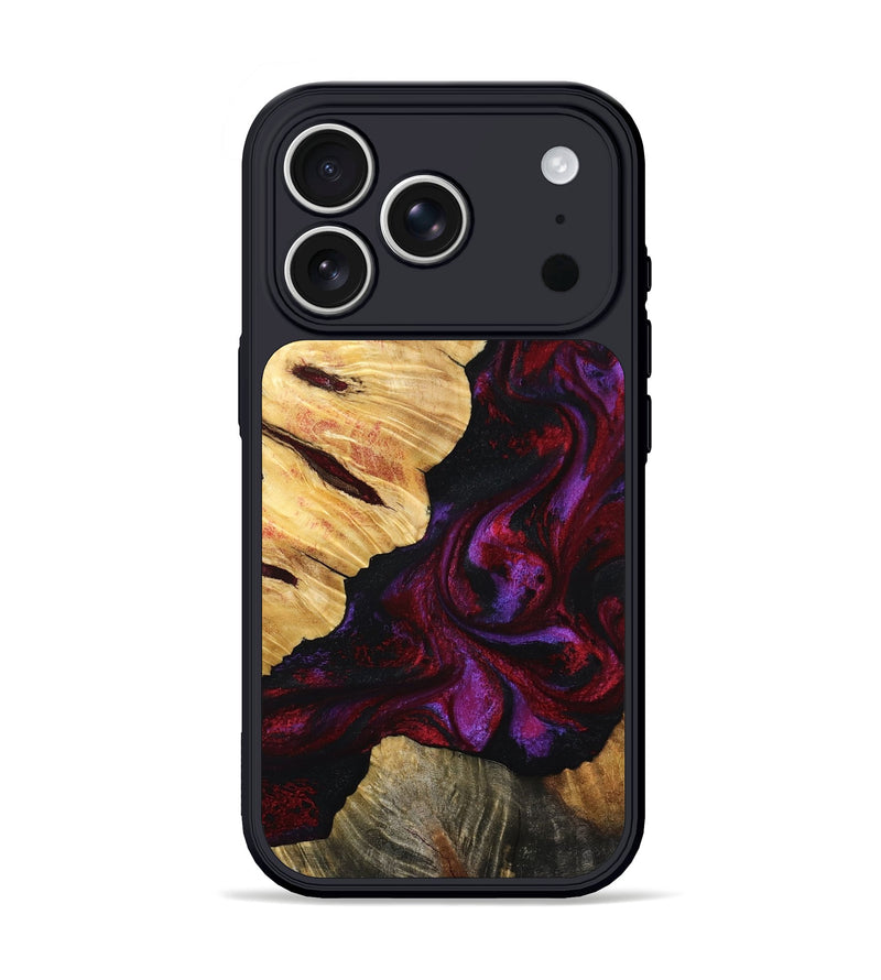 iPhone 17 Pro Wood Phone Case - Nedra (Red, 801423)