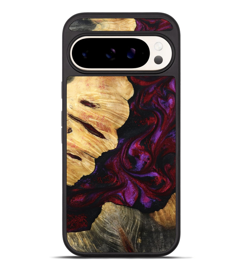 Pixel 10 Pro XL Wood Phone Case - Nedra (Red, 801423)