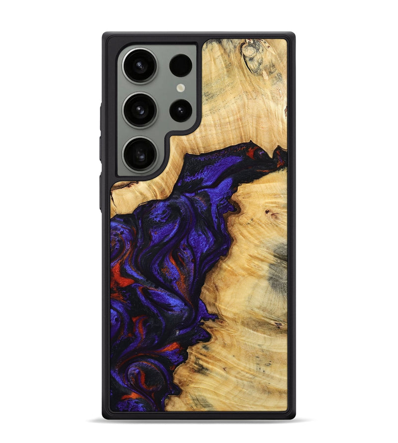 Galaxy S24 Ultra Wood Phone Case - Junious (Purple, 801424)
