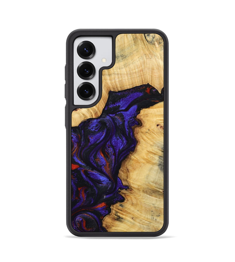 Galaxy S25 Wood Phone Case - Junious (Purple, 801424)