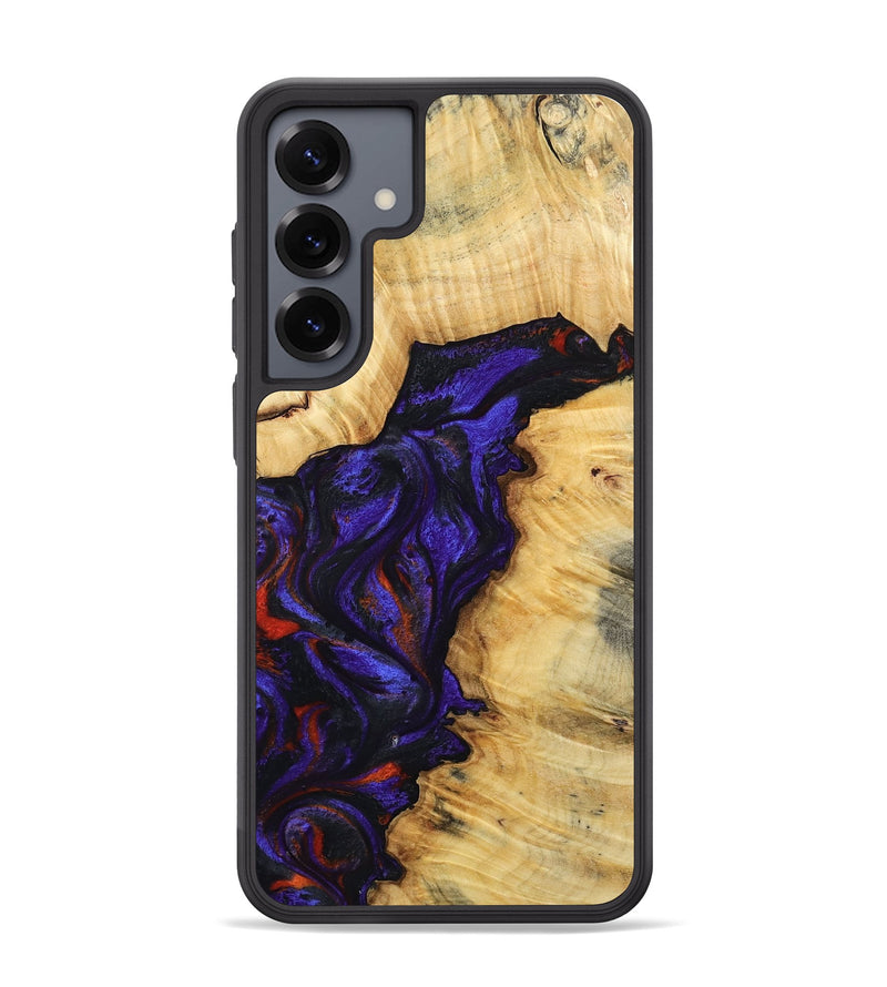Galaxy S25 Plus Wood Phone Case - Junious (Purple, 801424)