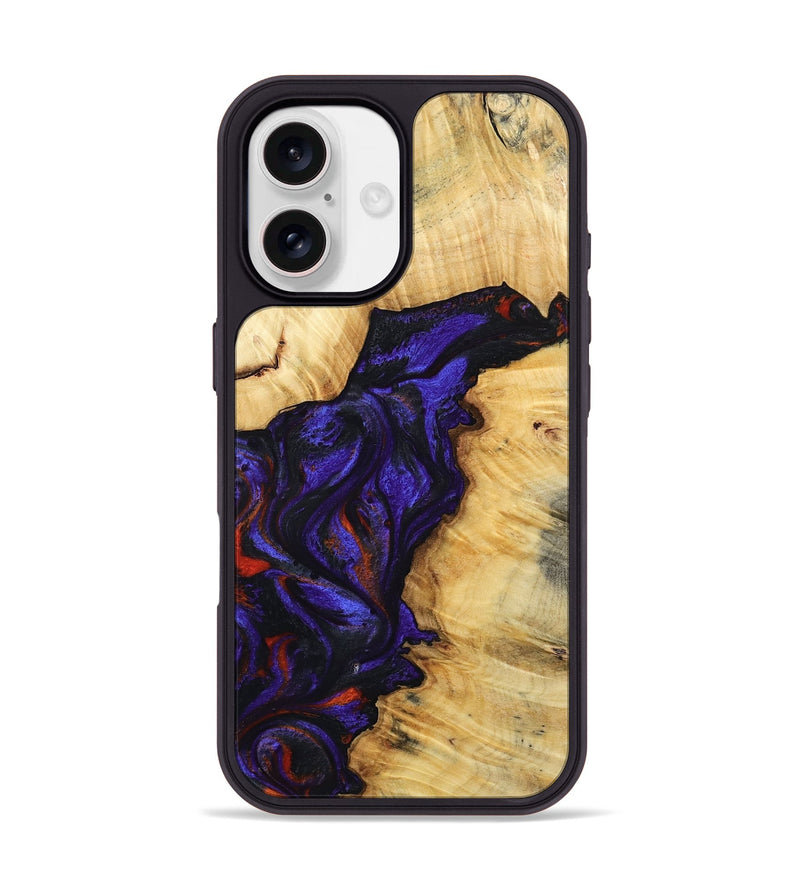 iPhone 17 Wood Phone Case - Junious (Purple, 801424)