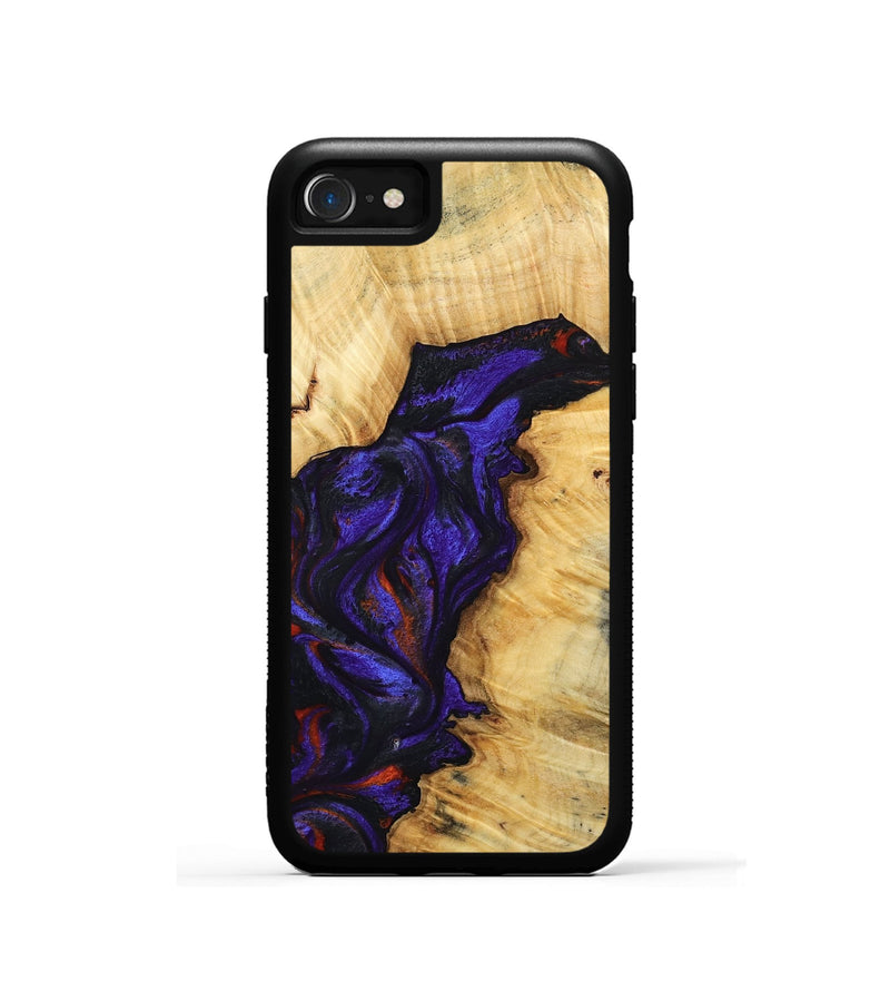iPhone SE Wood Phone Case - Junious (Purple, 801424)