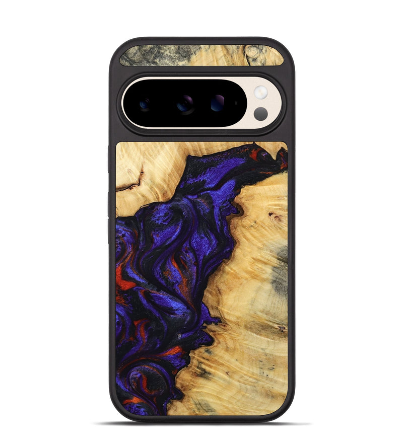 Pixel 10 Wood Phone Case - Junious (Purple, 801424)
