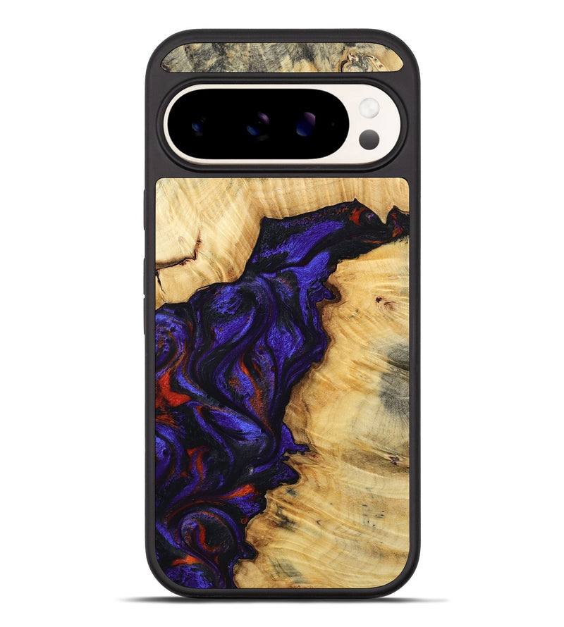 Pixel 10 Pro XL Wood Phone Case - Junious (Purple, 801424)
