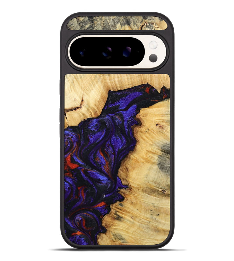 Pixel 9 Pro XL Wood Phone Case - Junious (Purple, 801424)