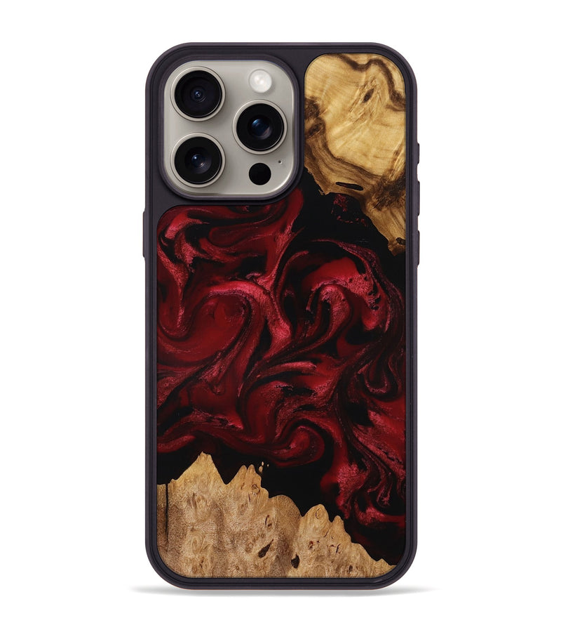 iPhone 15 Pro Max Wood Phone Case - Keara (Ancient Olive, 801425)