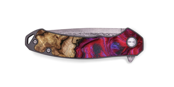 EDC Wood Pocket Knife - Debbi (Red, 801426)