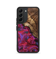 Galaxy S22 Wood Phone Case - Debbi (Red, 801426)