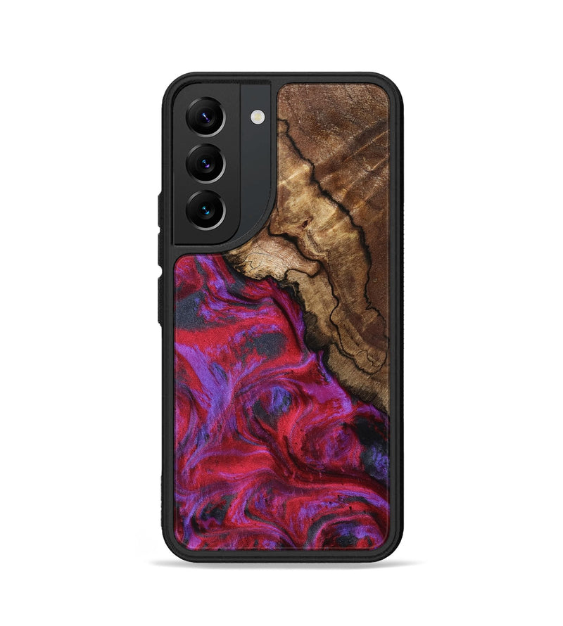 Galaxy S22 Wood Phone Case - Debbi (Red, 801426)