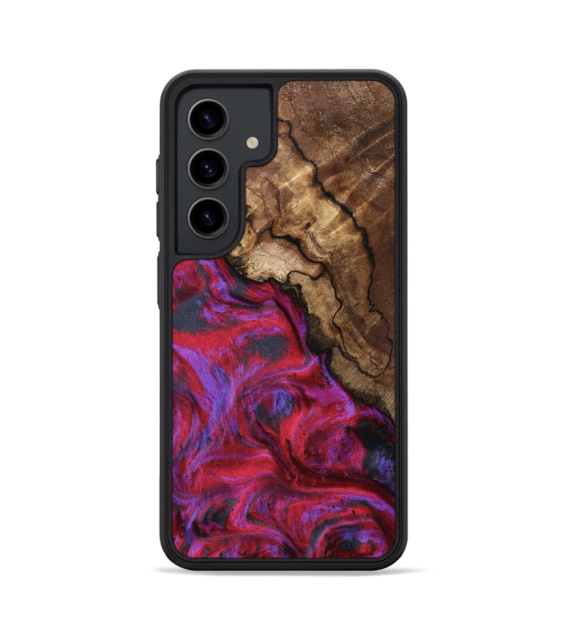 Galaxy S24 Wood Phone Case - Debbi (Red, 801426)
