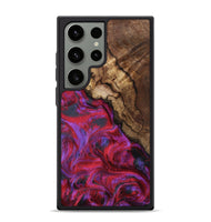 Galaxy S24 Ultra Wood Phone Case - Debbi (Red, 801426)
