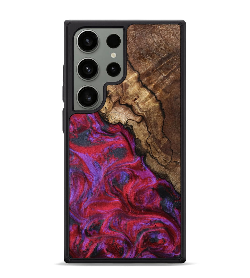 Galaxy S24 Ultra Wood Phone Case - Debbi (Red, 801426)