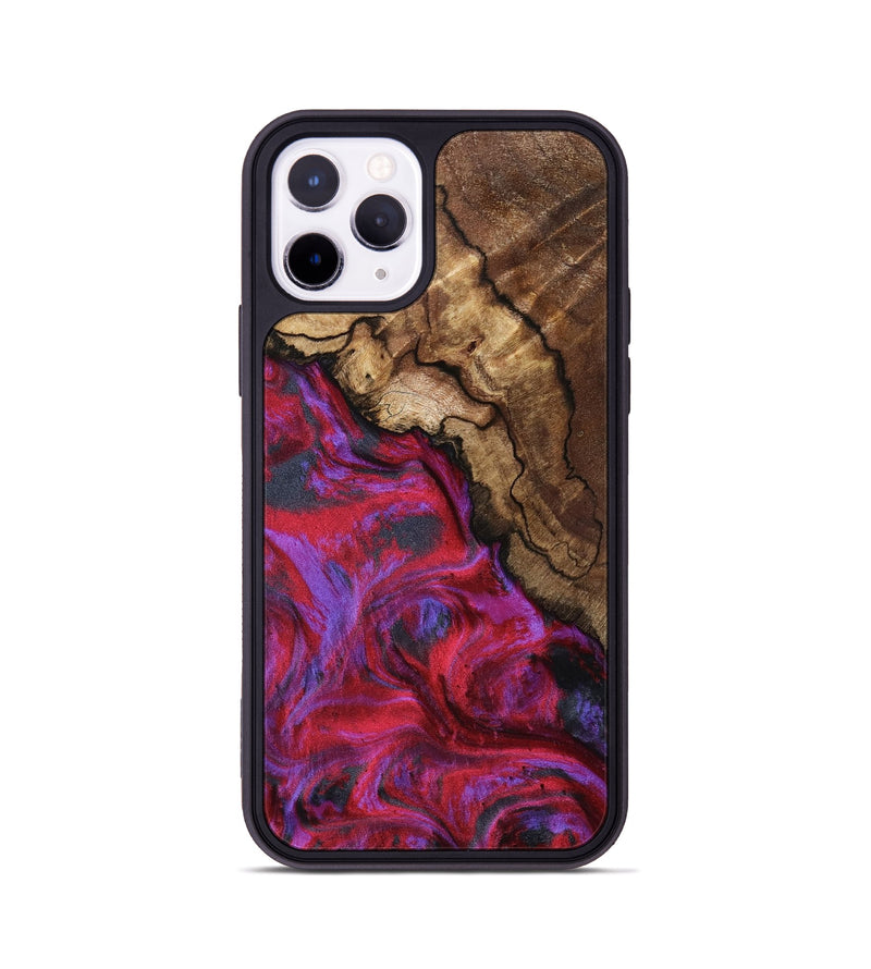 iPhone 11 Pro Wood Phone Case - Debbi (Red, 801426)