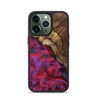 iPhone 13 Pro Wood Phone Case - Debbi (Red, 801426)