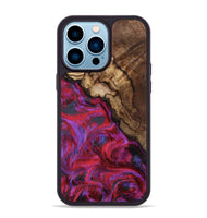 iPhone 14 Pro Max Wood Phone Case - Debbi (Red, 801426)