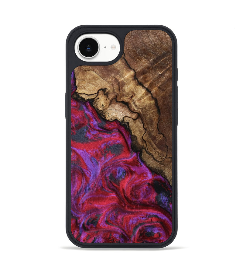 iPhone 16e Wood Phone Case - Debbi (Red, 801426)