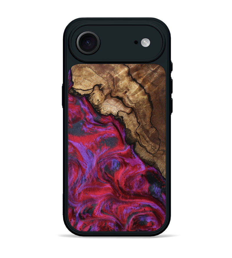 iPhone 17 Air Wood Phone Case - Debbi (Red, 801426)