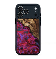 iPhone 17 Pro Max Wood Phone Case - Debbi (Red, 801426)